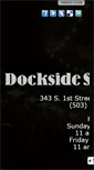 Mobile Screenshot of docksidesteakandpasta.com
